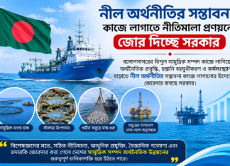নীল অর্থনীতির সম্ভাবনা কাজে লাগাতে নীতিমালা প্রণয়নে জোর দিচ্ছে সরকার নীল অর্থনীতির সম্ভাবনা